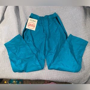 VINTAGE 90’s LL BEAN NYLON FULL ZIP CAMPING HIKING BLUE TEAL